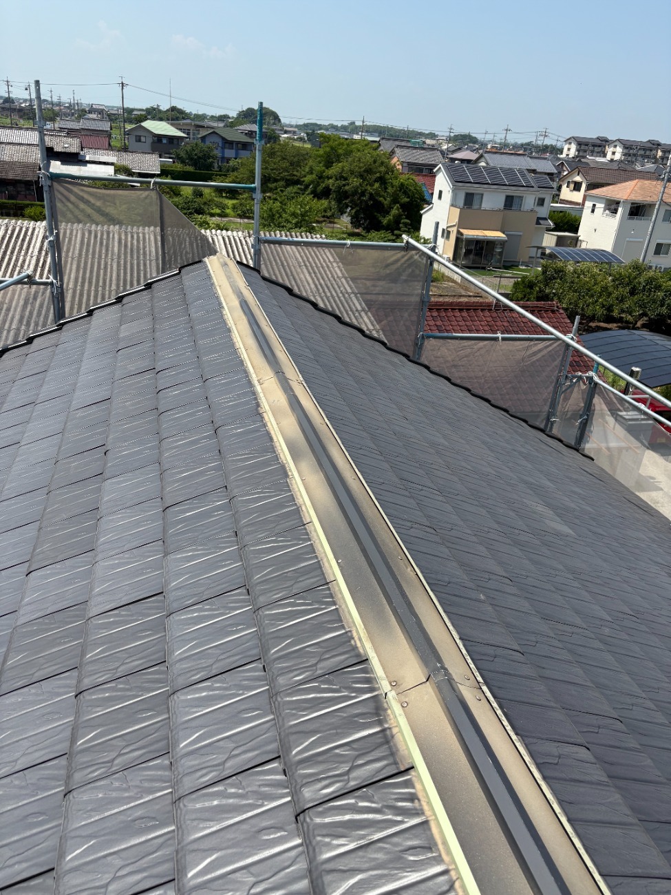 名古屋あ市名東区　棟取り直し中の下地養生